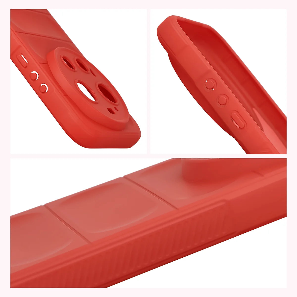 Robuste Handyhülle für Xiaomi 17 Ultra, Bizon Case Tur, Rot