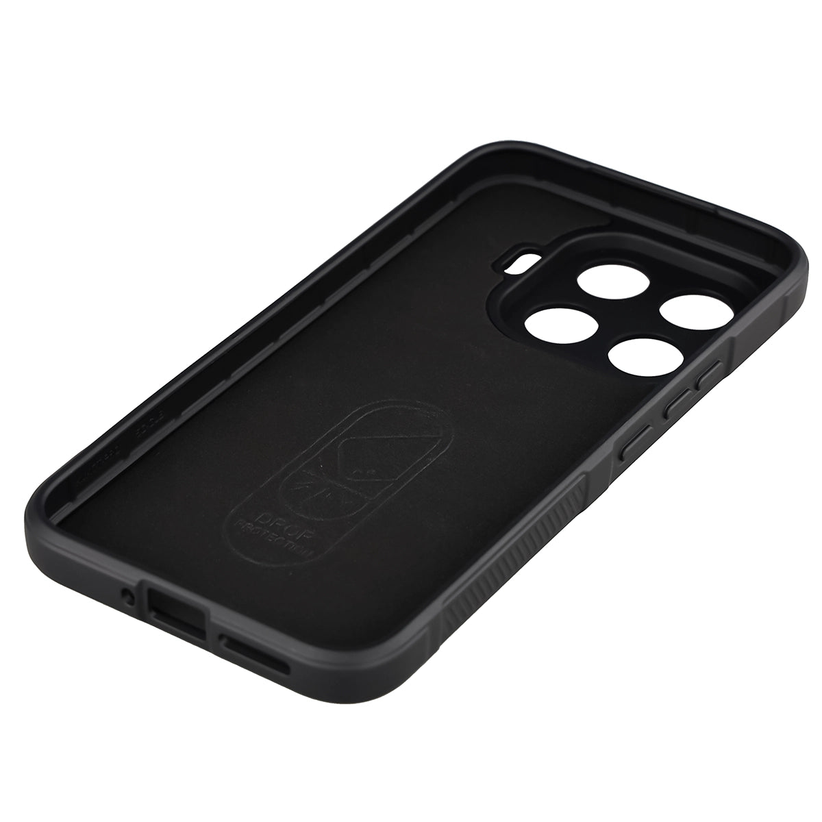 Robuste Handyhülle für Xiaomi 17T Pro, Bizon Case Tur, Schwarz