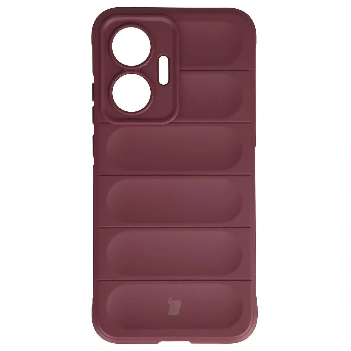 Robuste Handyhülle für Xiaomi POCO F7, Bizon Case Tur, Burgunderrot