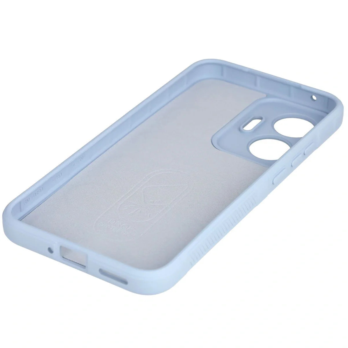 Robuste Handyhülle für Xiaomi POCO F7, Bizon Case Tur, Hellblau