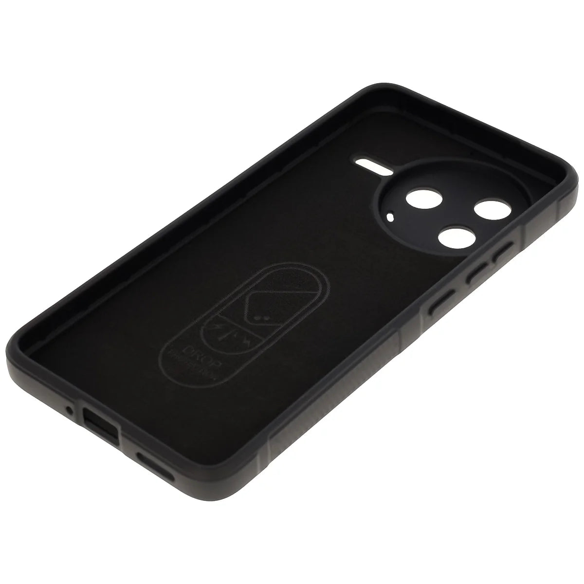 Robuste Handyhülle für Xiaomi Poco F7 Pro, Bizon Case Tur, Schwarz