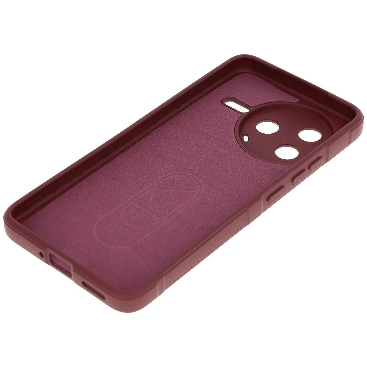Robuste Handyhülle für Xiaomi Poco F7 Pro, Bizon Case Tur, Burgunderrot