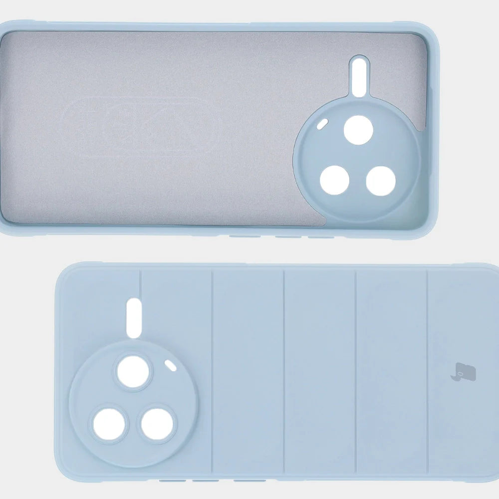 Robuste Handyhülle für Xiaomi Poco F7 Pro, Bizon Case Tur, Hellblau