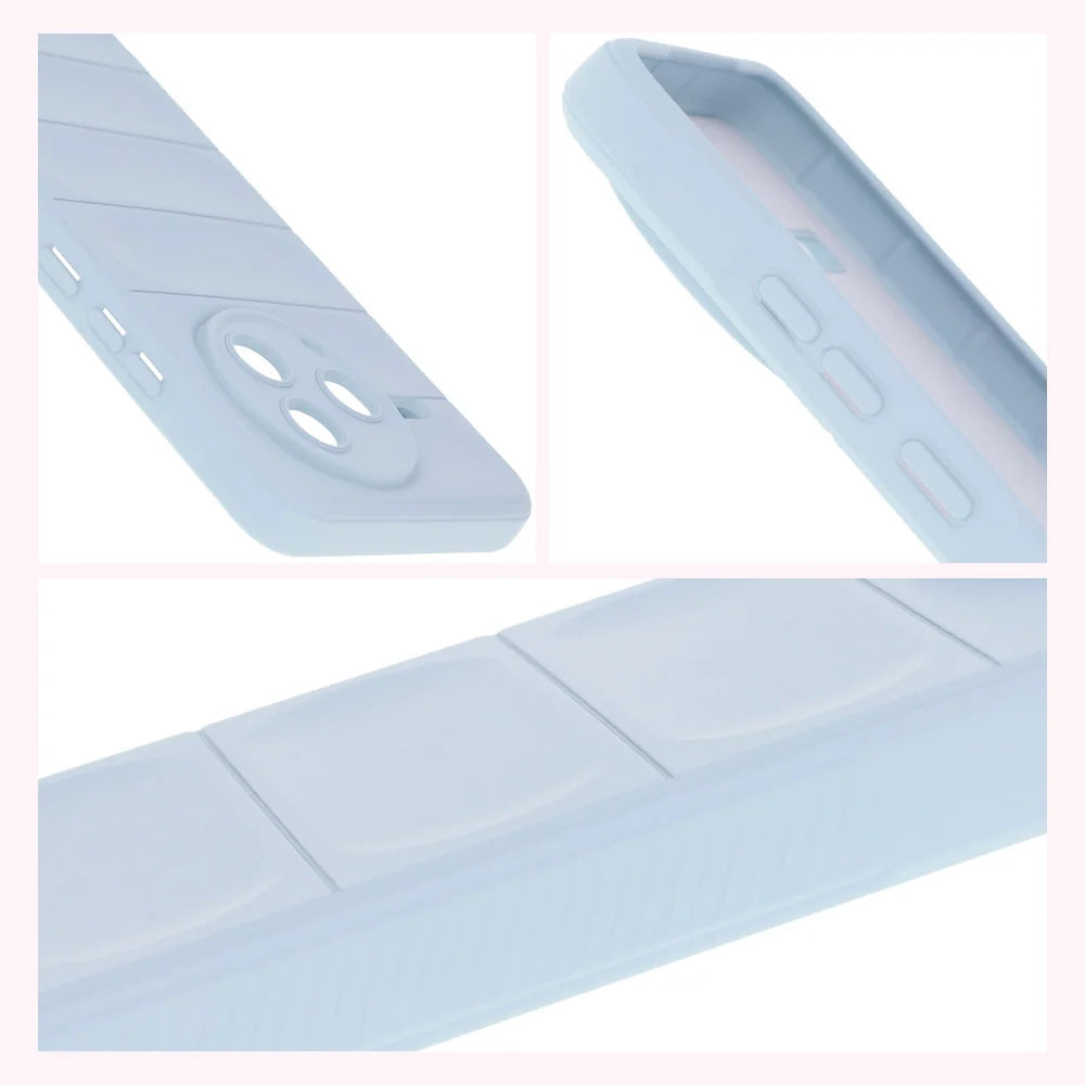 Robuste Handyhülle für Xiaomi Poco F7 Pro, Bizon Case Tur, Hellblau