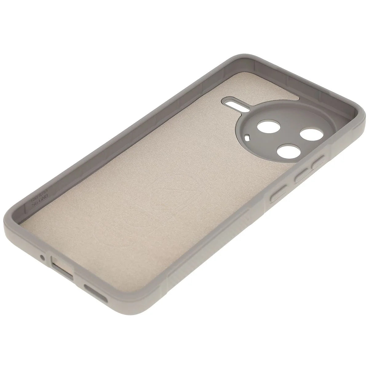 Robuste Handyhülle für Xiaomi Poco F7 Pro, Bizon Case Tur, Hellgrau