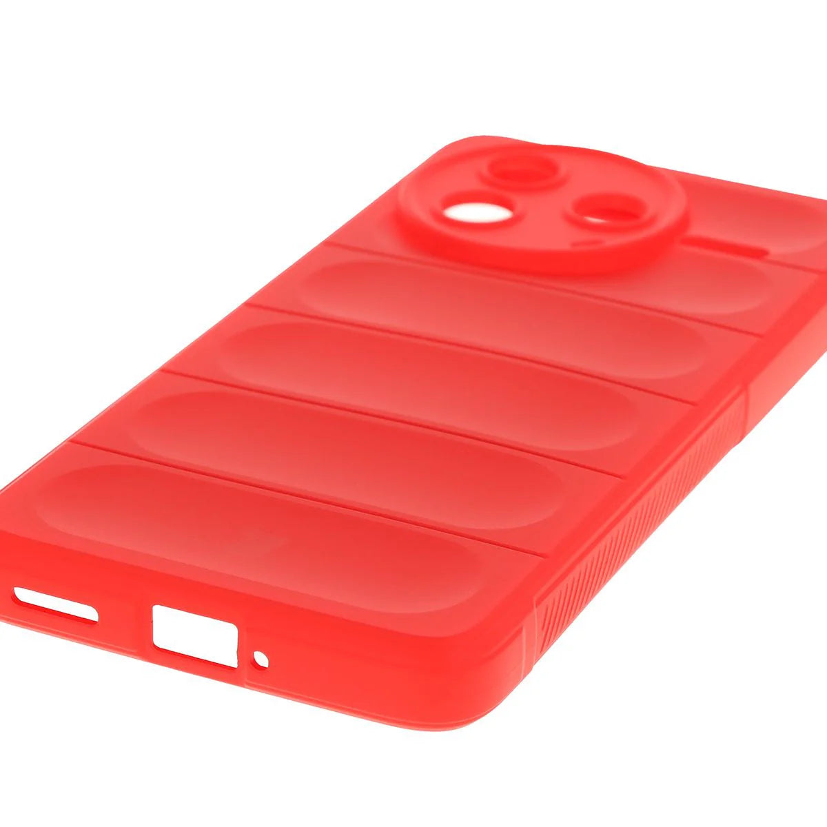 Robuste Handyhülle für Xiaomi Poco F7 Pro, Bizon Case Tur, Rot