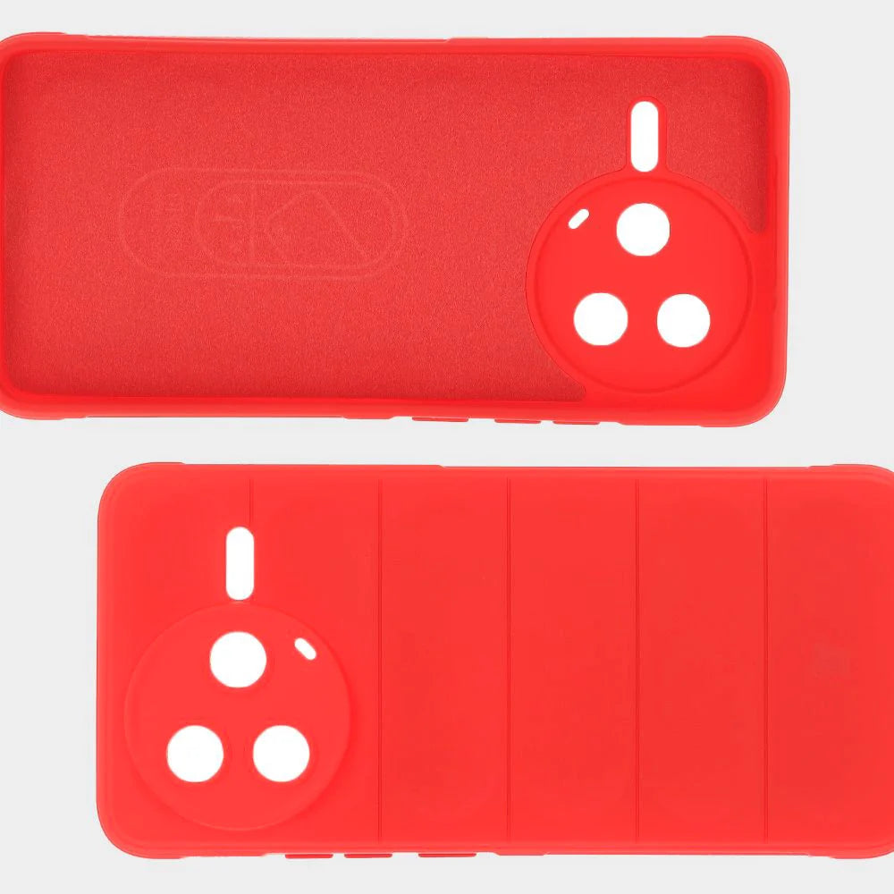 Robuste Handyhülle für Xiaomi Poco F7 Pro, Bizon Case Tur, Rot