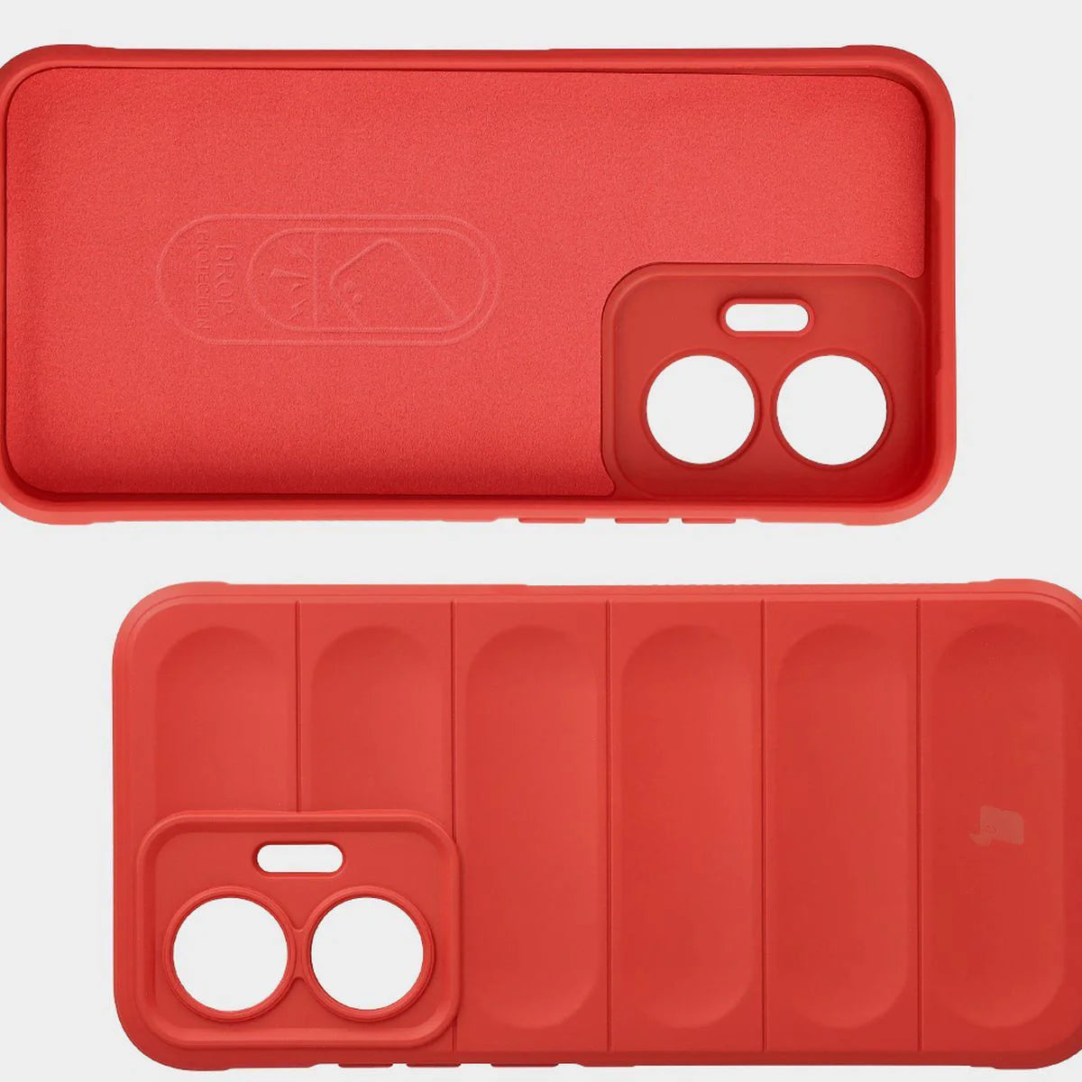Robuste Handyhülle für Xiaomi POCO F7, Bizon Case Tur, Rot