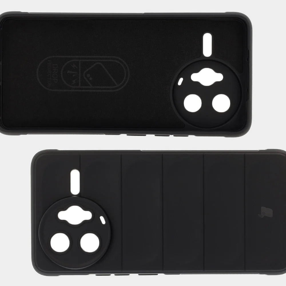 Robuste Handyhülle für Xiaomi Poco F7 Ultra, Bizon Case Tur, Schwarz