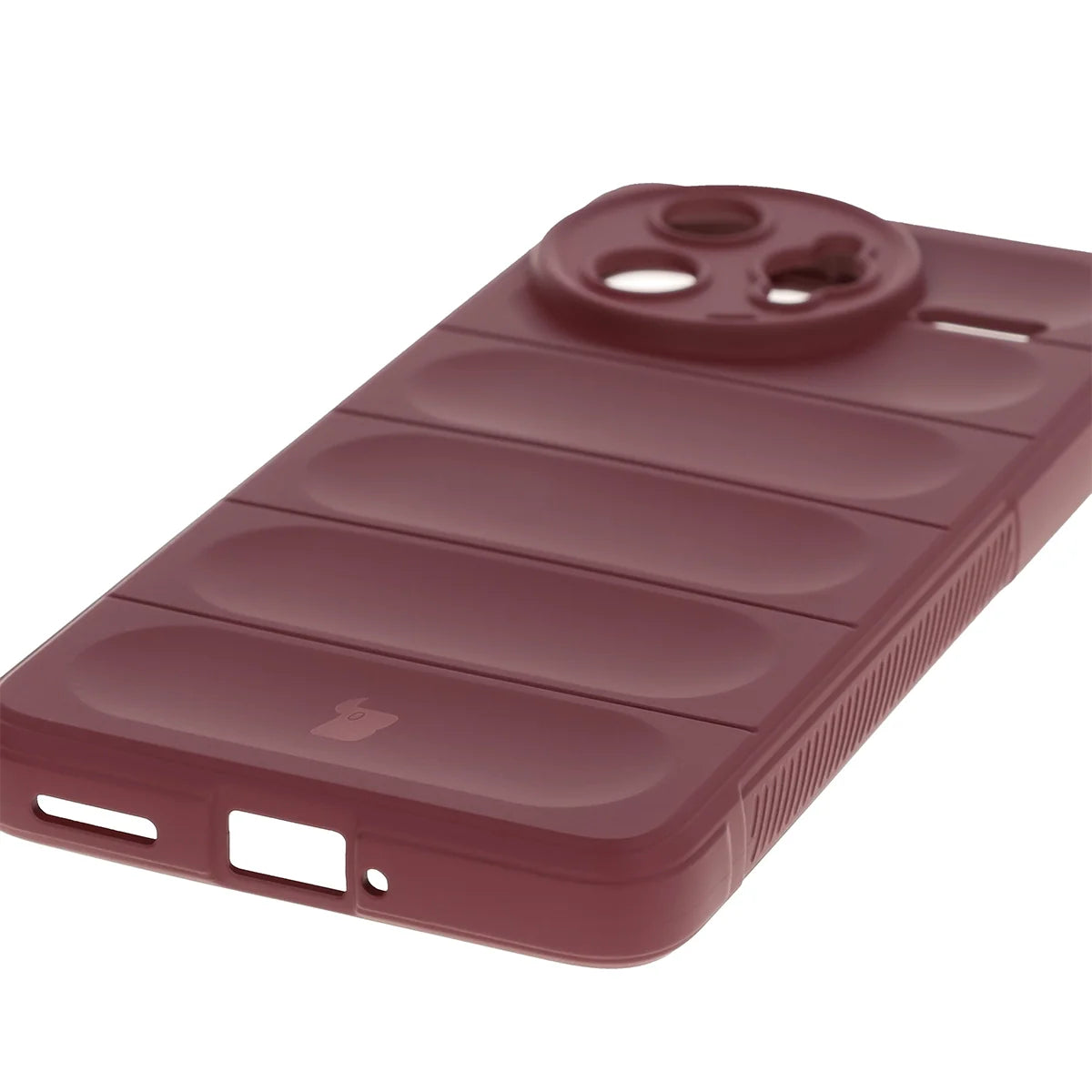 Robuste Handyhülle für Xiaomi Poco F7 Ultra, Bizon Case Tur, Burgunderrot
