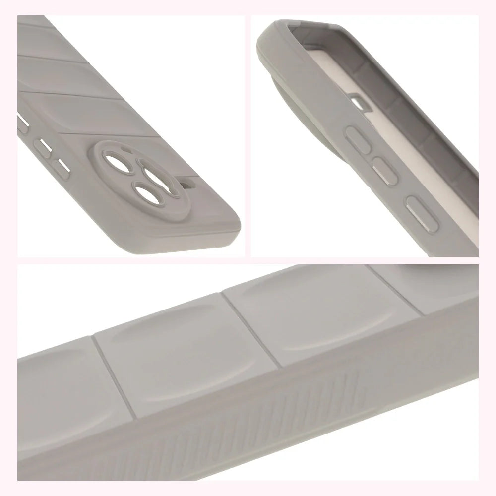 Robuste Handyhülle für Xiaomi Poco F7 Ultra, Bizon Case Tur, Hellgrau
