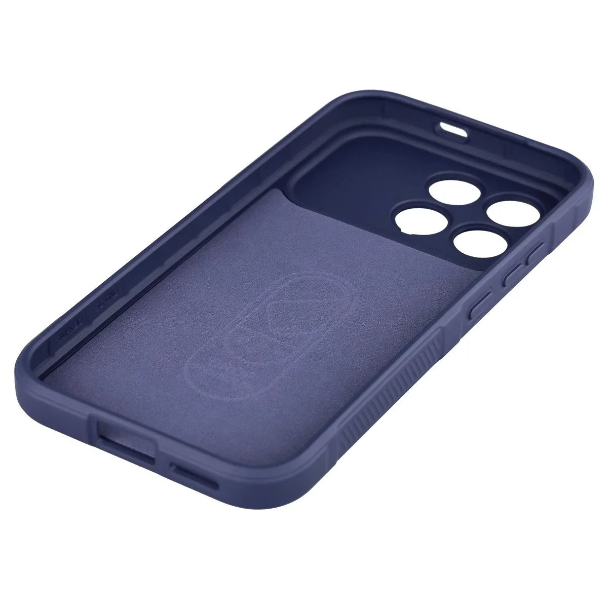 Robuste Handyhülle für Xiaomi POCO F8 Pro, Bizon Case Tur, Dunkelblau