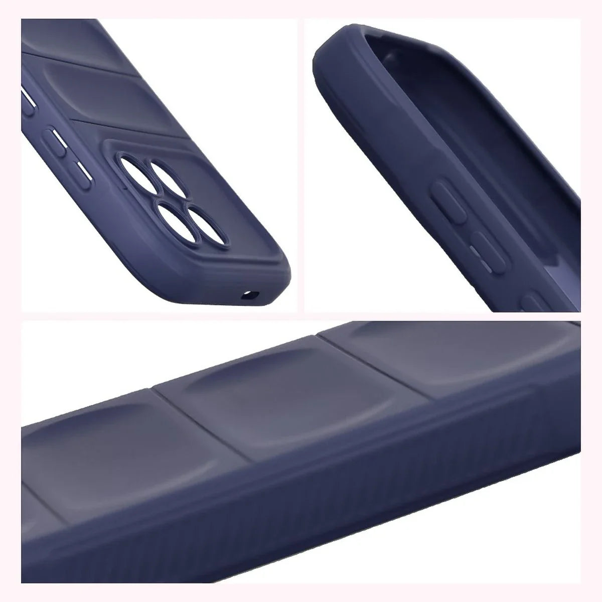 Robuste Handyhülle für Xiaomi POCO F8 Pro, Bizon Case Tur, Dunkelblau