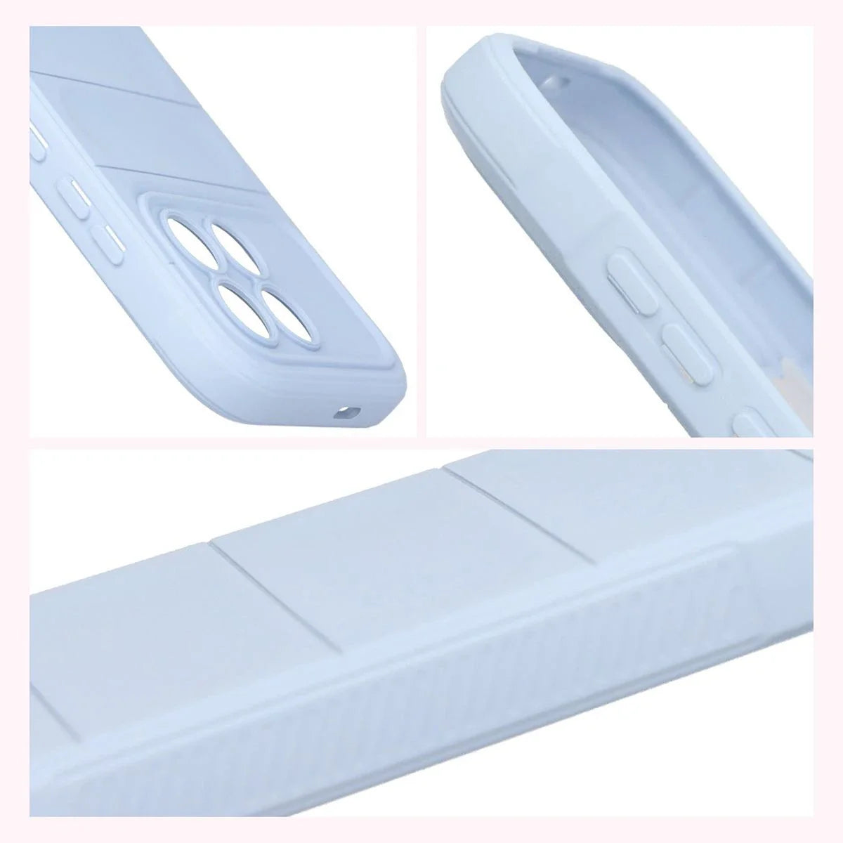 Robuste Handyhülle für Xiaomi POCO F8 Pro, Bizon Case Tur, Hellblau