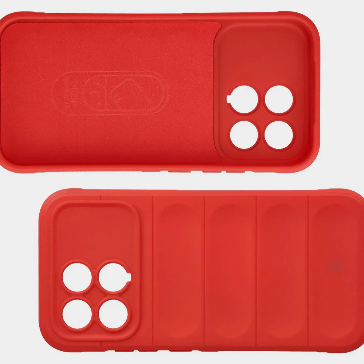 Robuste Handyhülle für Xiaomi POCO F8 Pro, Bizon Case Tur, Rot