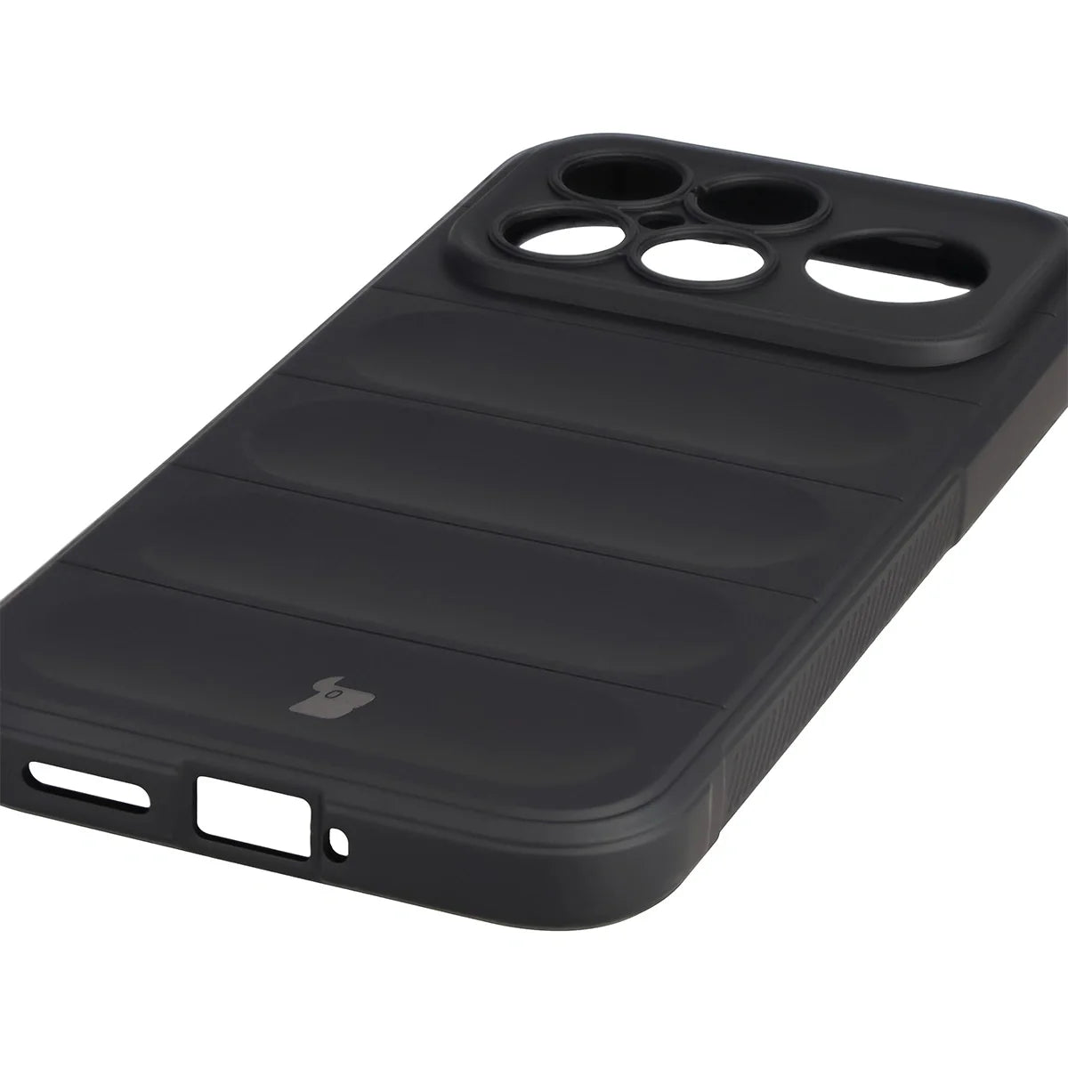 Robuste Handyhülle für Xiaomi POCO F8 Ultra, Bizon Case Tur, Schwarz