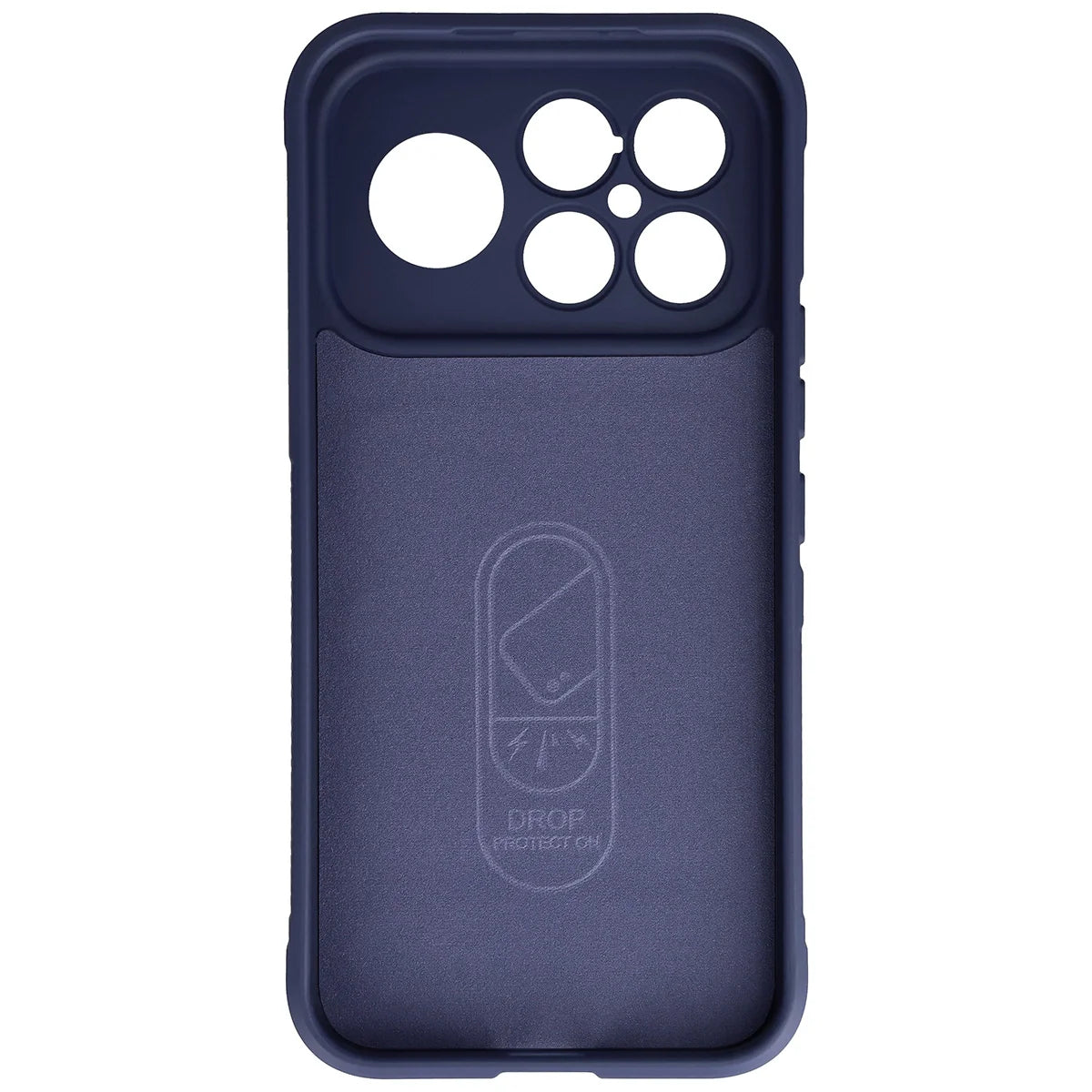 Robuste Handyhülle für Xiaomi POCO F8 Ultra, Bizon Case Tur, Dunkelblau