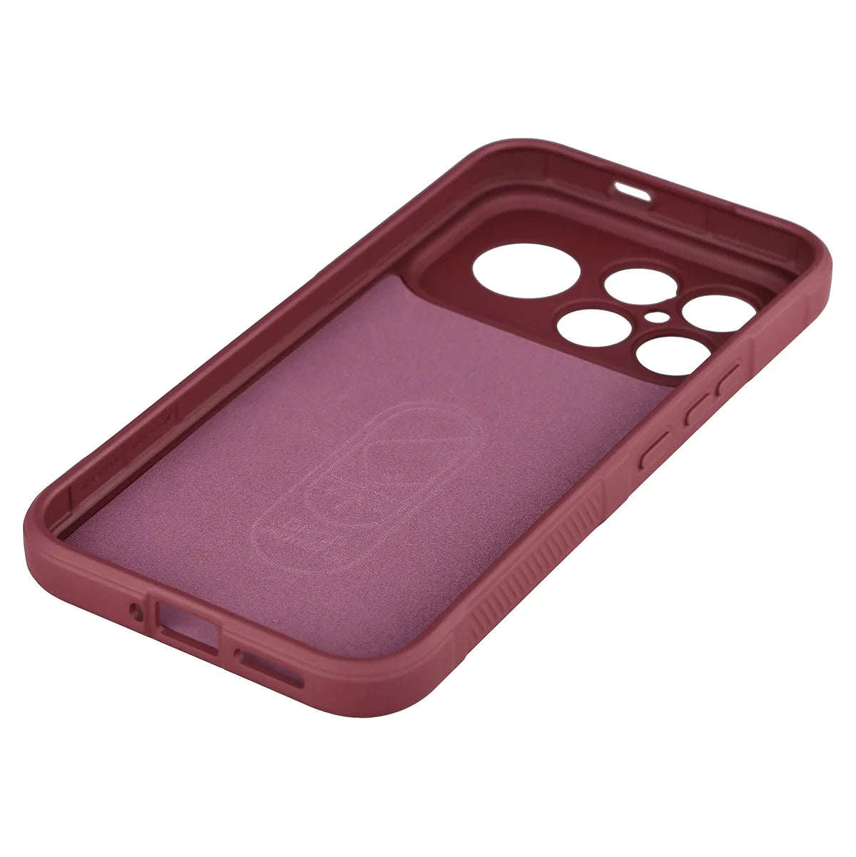 Robuste Handyhülle für Xiaomi POCO F8 Ultra, Bizon Case Tur, Burgunderrot