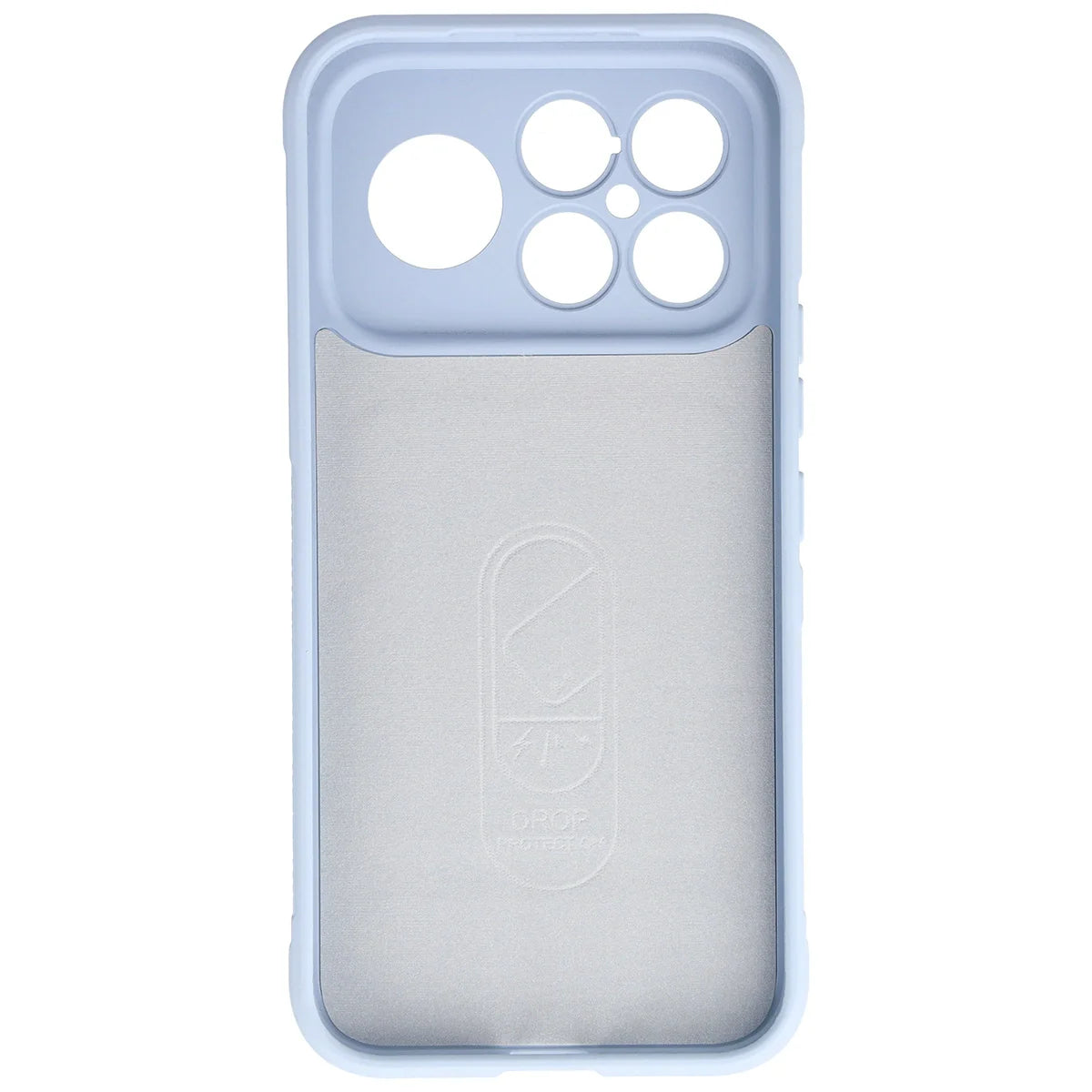 Robuste Handyhülle für Xiaomi POCO F8 Ultra, Bizon Case Tur, Hellblau