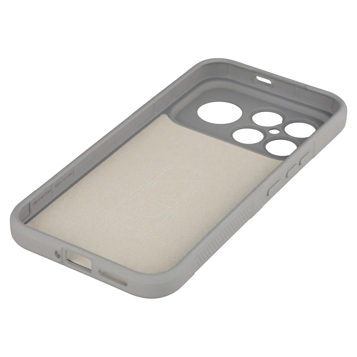 Robuste Handyhülle für Xiaomi POCO F8 Ultra, Bizon Case Tur, Hellgrau