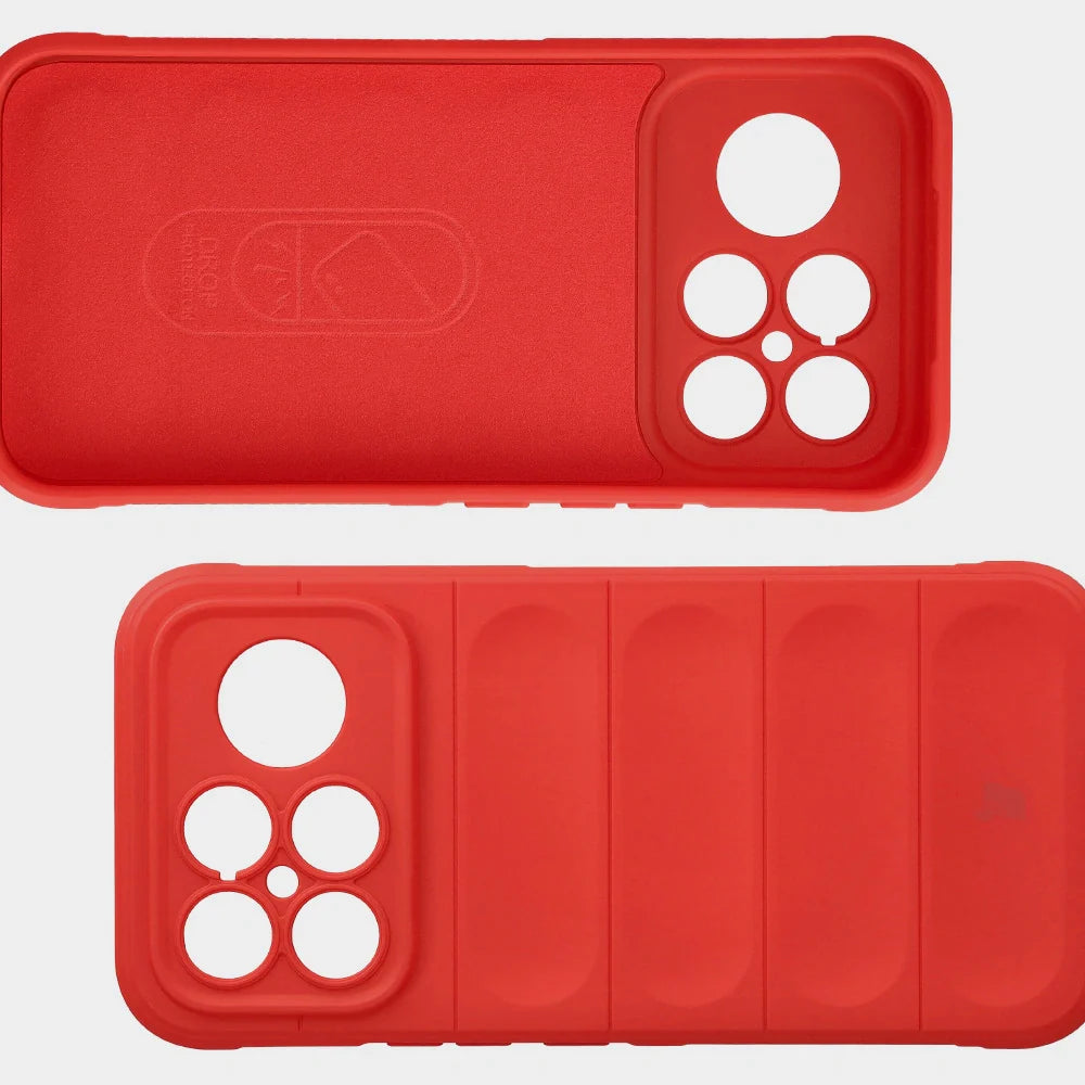 Robuste Handyhülle für Xiaomi POCO F8 Ultra, Bizon Case Tur, Rot
