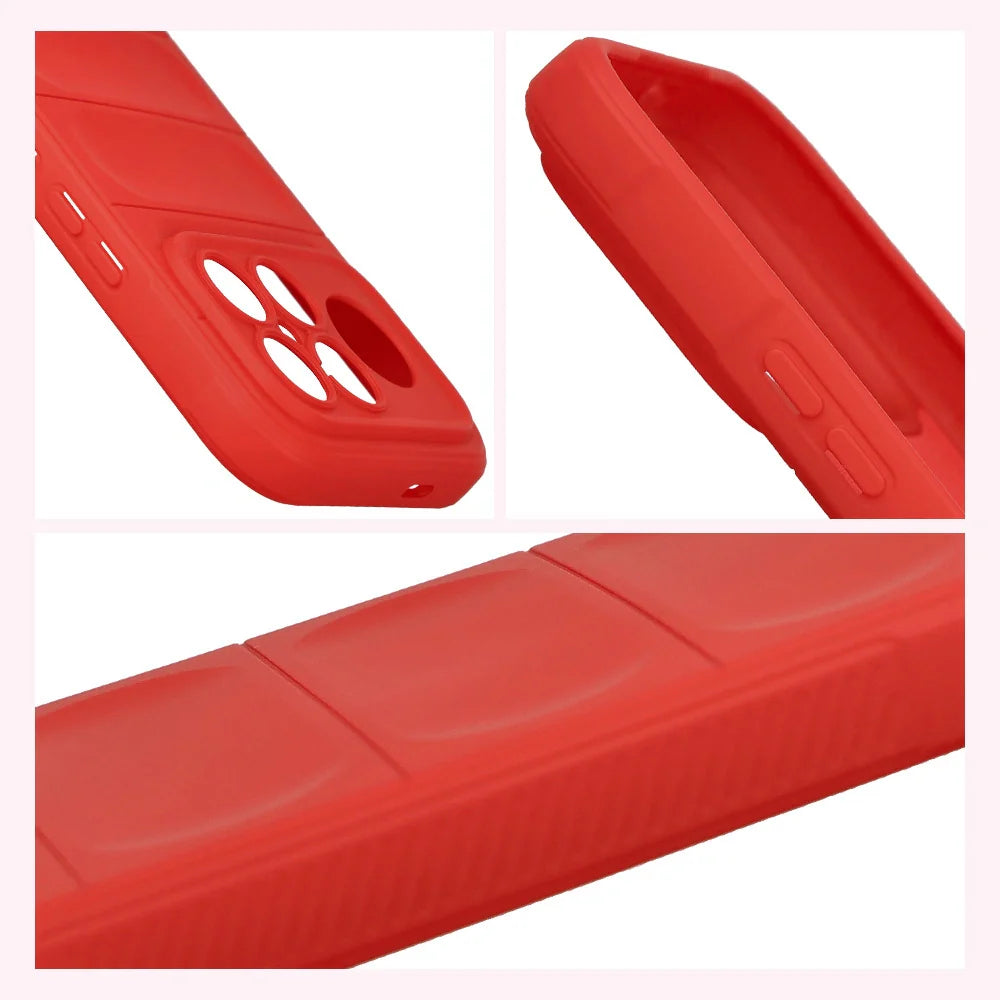 Robuste Handyhülle für Xiaomi POCO F8 Ultra, Bizon Case Tur, Rot