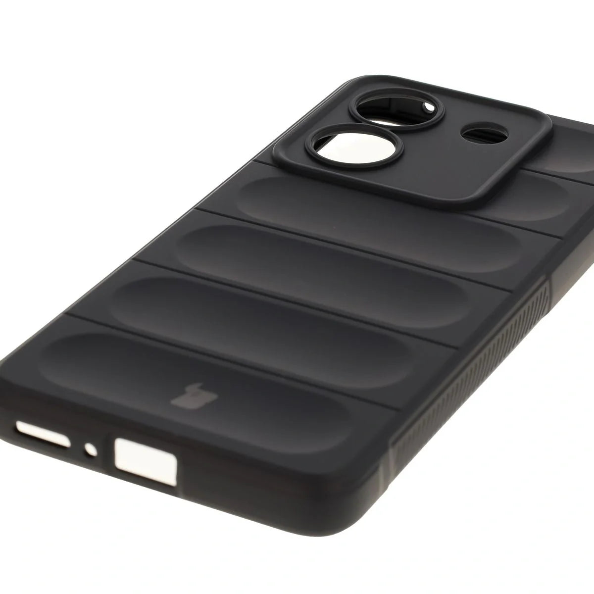 Robuste Handyhülle für Xiaomi Poco M7 Pro 5G, Bizon Case Tur, Schwarz