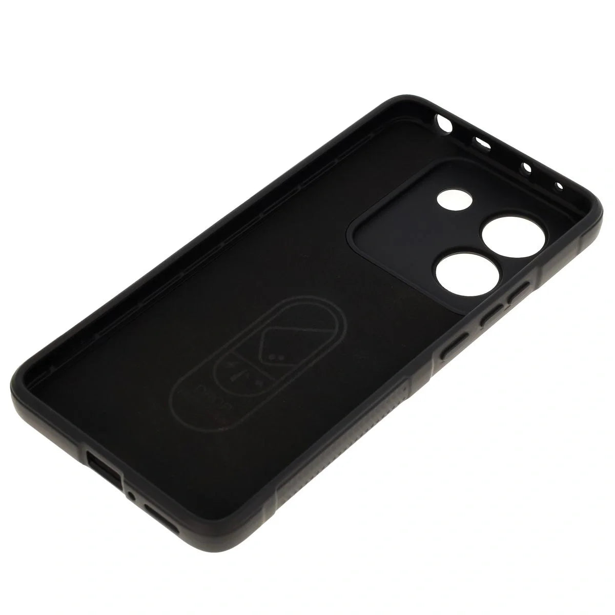 Robuste Handyhülle für Xiaomi Poco M7 Pro 5G, Bizon Case Tur, Schwarz