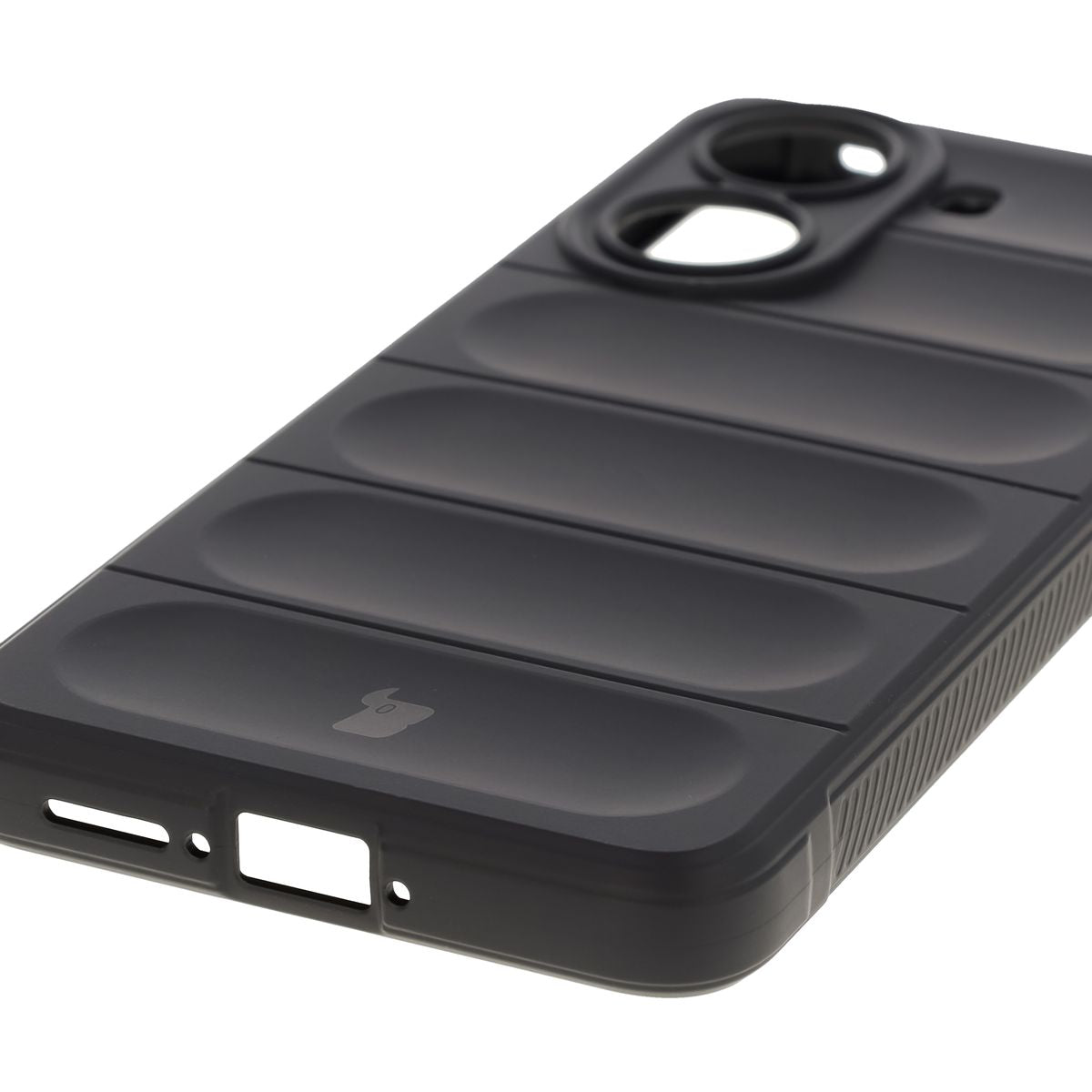Robuste Handyhülle für Xiaomi Poco X7 Pro, Bizon Case Tur, Schwarz
