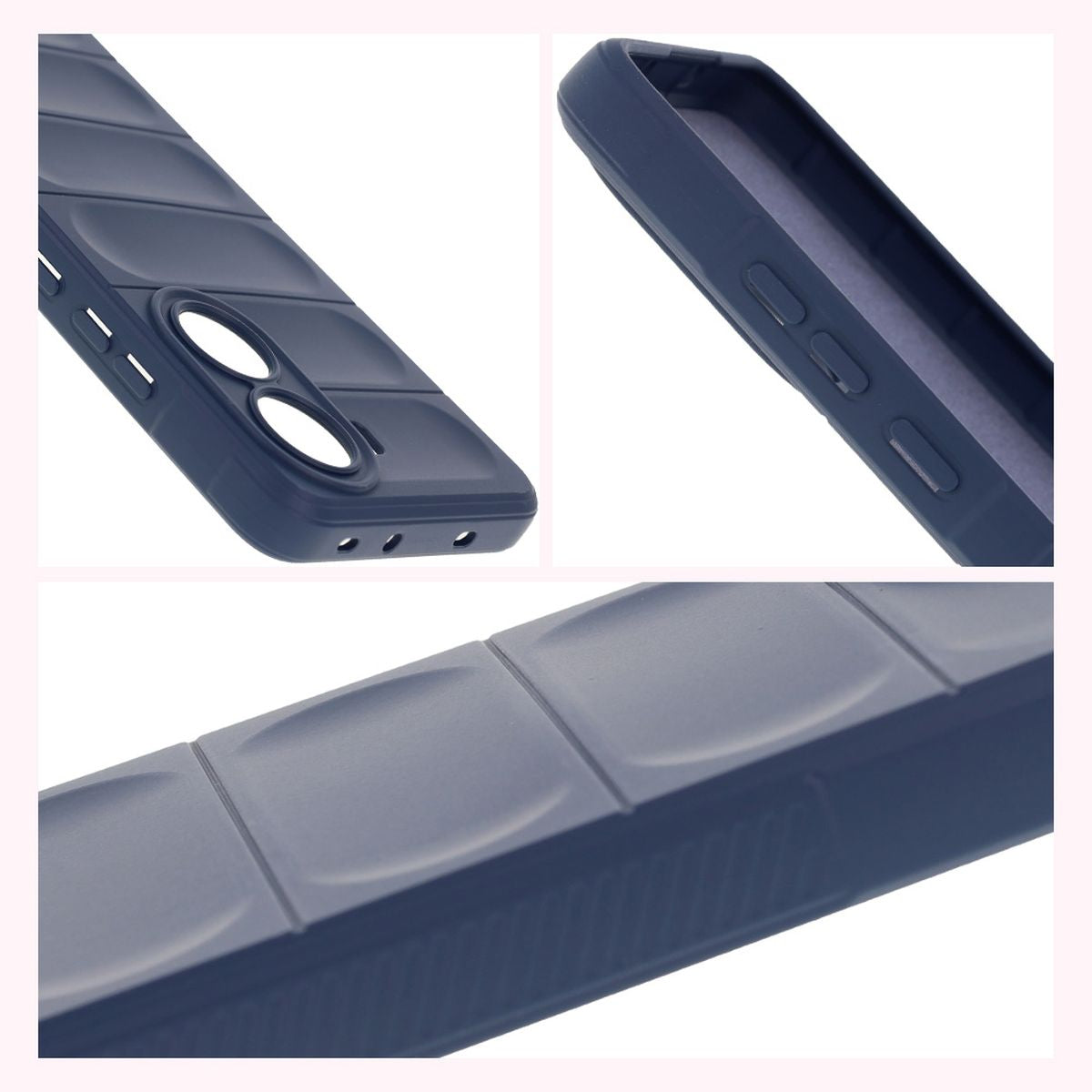 Robuste Handyhülle für Xiaomi Poco X7 Pro, Bizon Case Tur, Dunkelblau