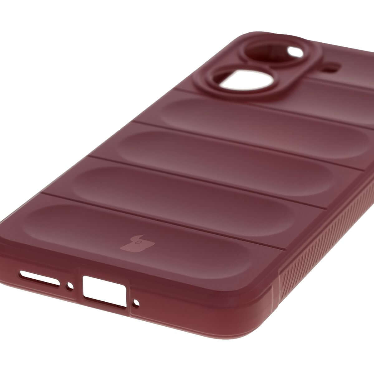 Robuste Handyhülle für Xiaomi Poco X7 Pro, Bizon Case Tur, Burgunderrot