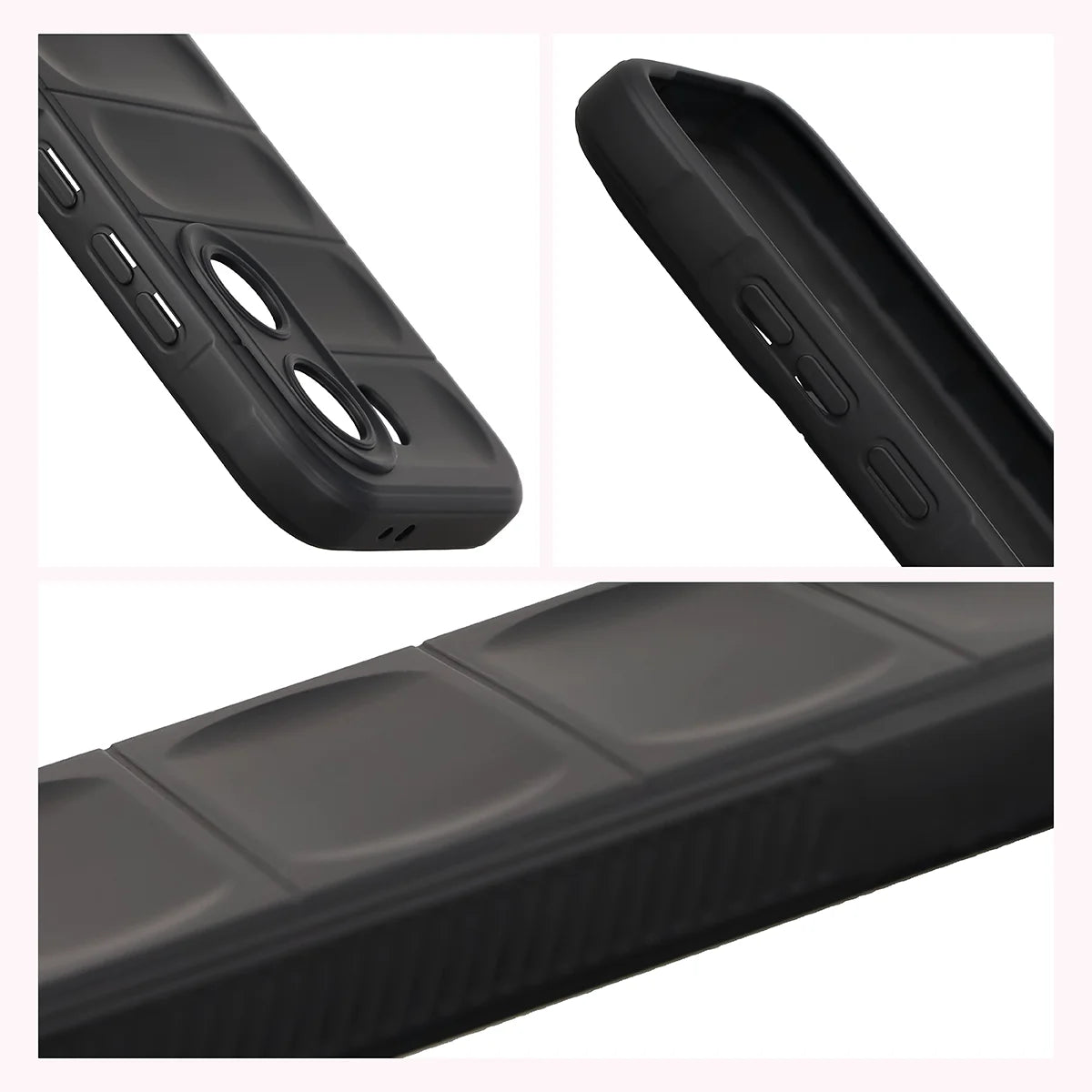 Robuste Handyhülle für Xiaomi POCO X8 Pro, Bizon Case Tur, Schwarz