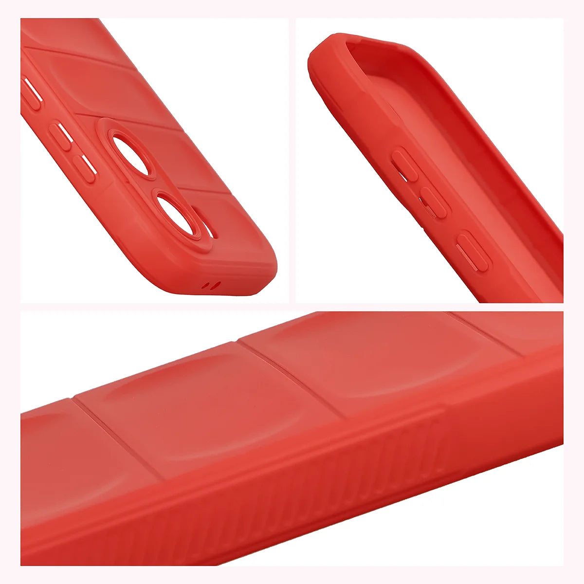 Robuste Handyhülle für Xiaomi POCO X8 Pro, Bizon Case Tur, Rot