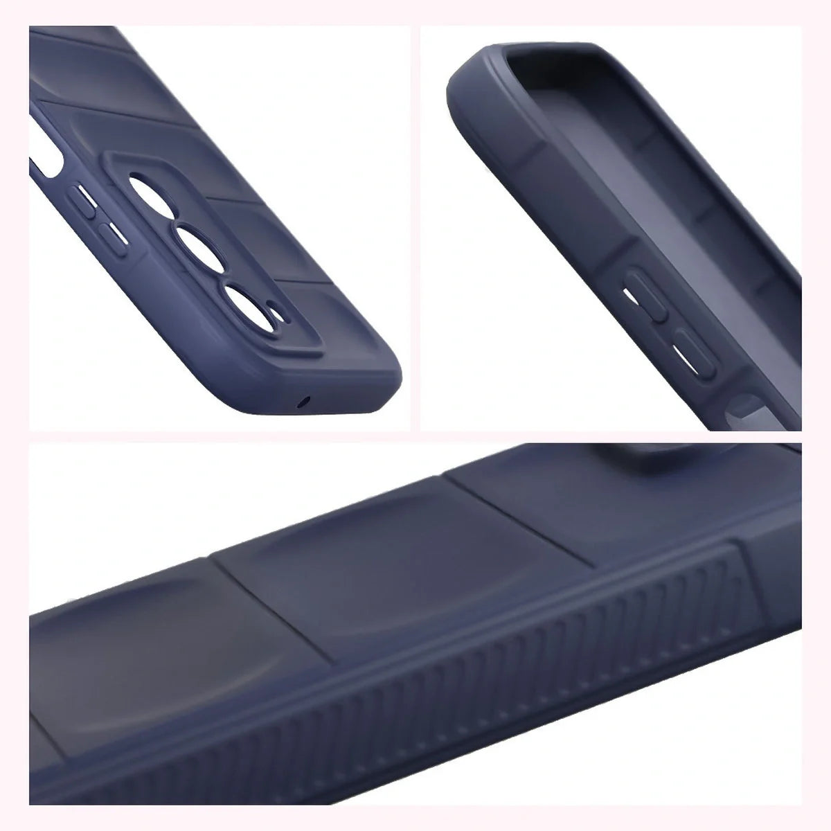 Robuste Handyhülle für Xiaomi Redmi 15 4G / 5G, Bizon Case Tur, Dunkelblau