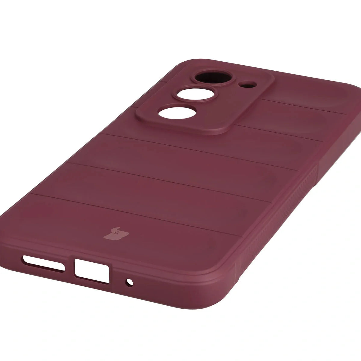 Robuste Handyhülle für Xiaomi Redmi 15 4G / 5G, Bizon Case Tur, Burgunderrot