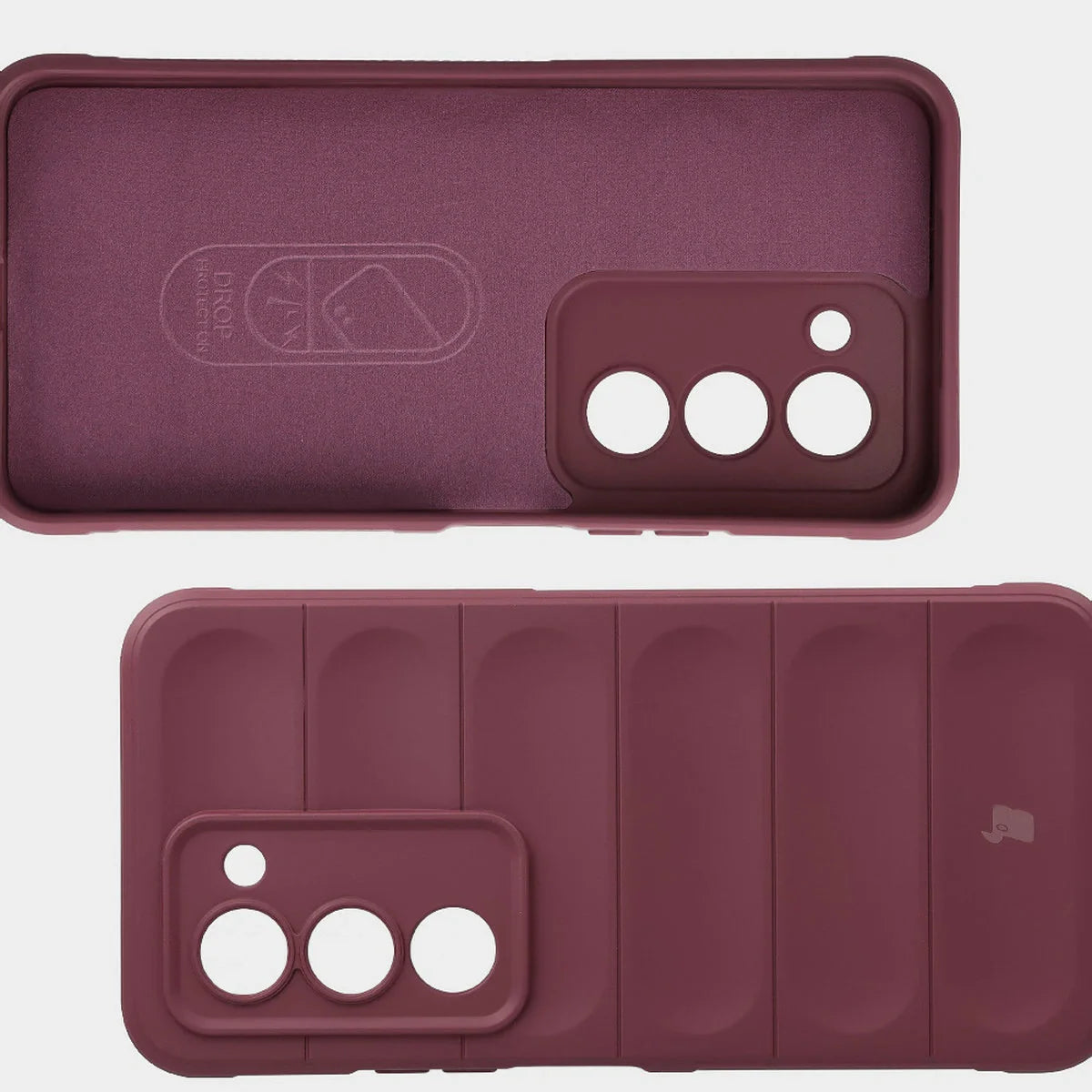 Robuste Handyhülle für Xiaomi Redmi 15 4G / 5G, Bizon Case Tur, Burgunderrot