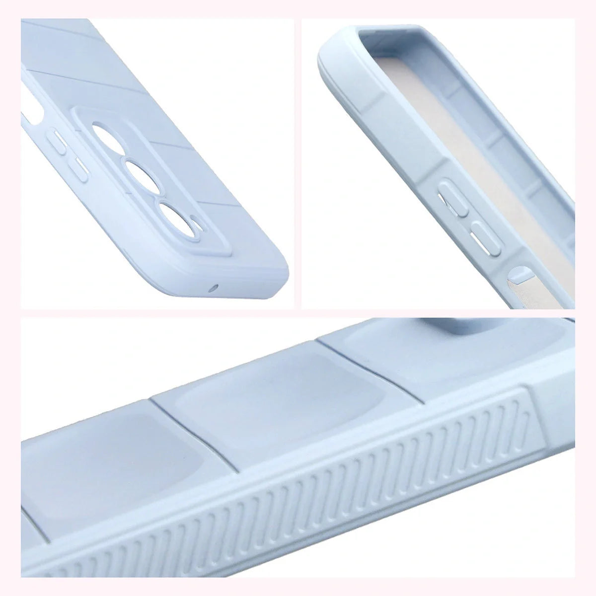 Robuste Handyhülle für Xiaomi Redmi 15 4G / 5G, Bizon Case Tur, Hellblau