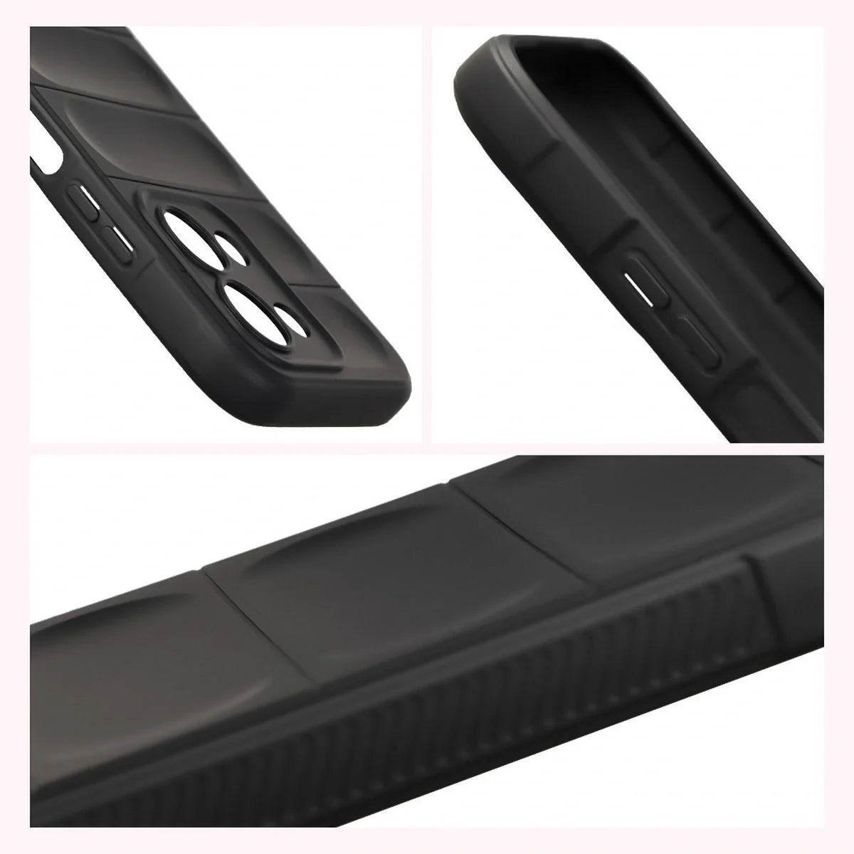 Robuste Handyhülle für Xiaomi Redmi 15C 4G / 5G / POCO C85 4G, Bizon Case Tur, Schwarz