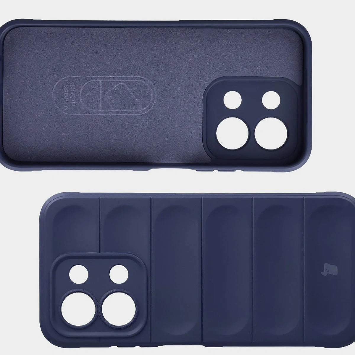 Robuste Handyhülle für Xiaomi Redmi 15C 4G / 5G / POCO C85 4G, Bizon Case Tur, Dunkelblau