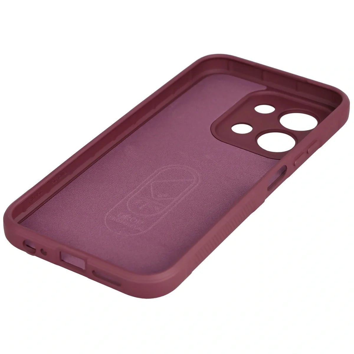 Robuste Handyhülle für Xiaomi Redmi 15C 4G / 5G / POCO C85 4G, Bizon Case Tur, Burgunderrot