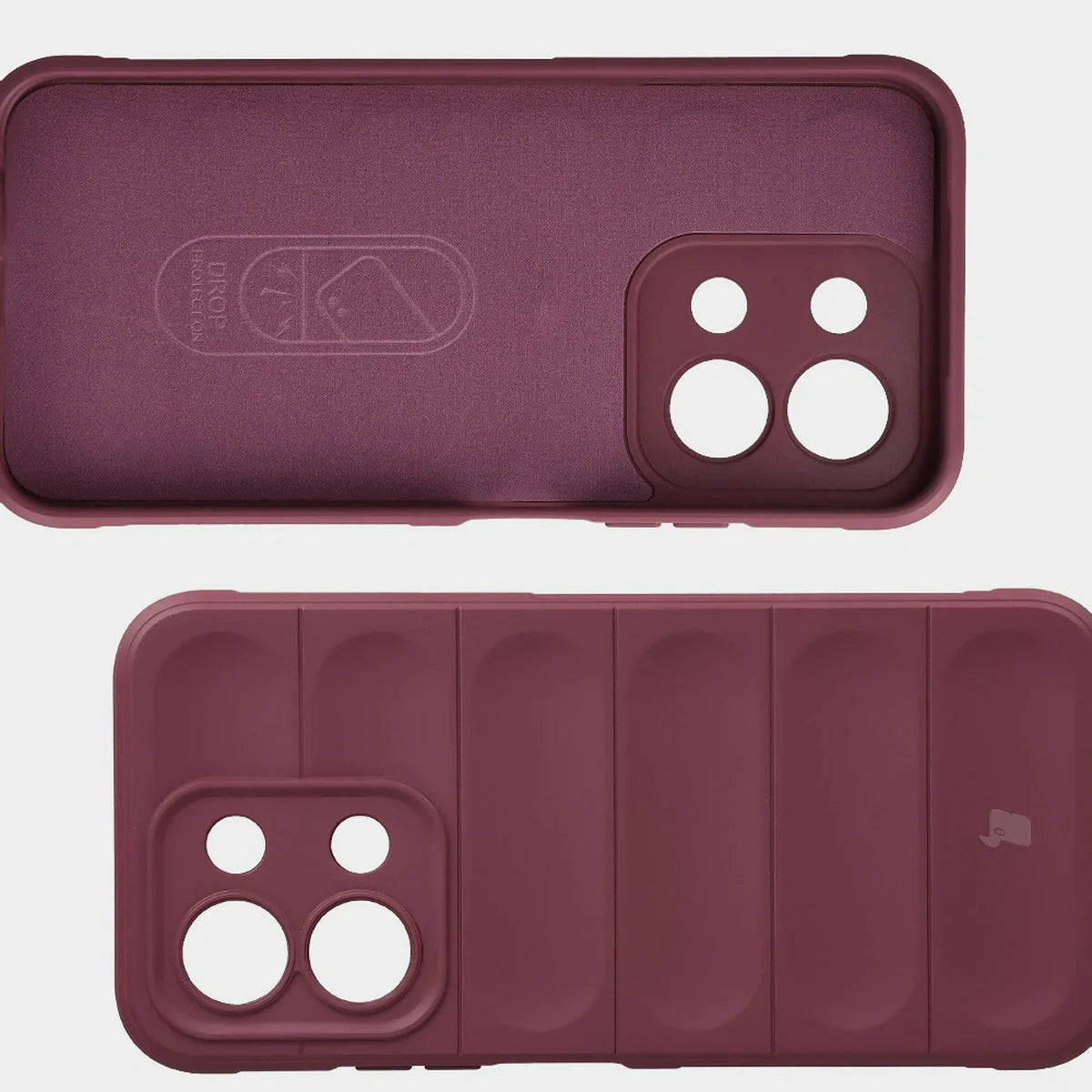 Robuste Handyhülle für Xiaomi Redmi 15C 4G / 5G / POCO C85 4G, Bizon Case Tur, Burgunderrot