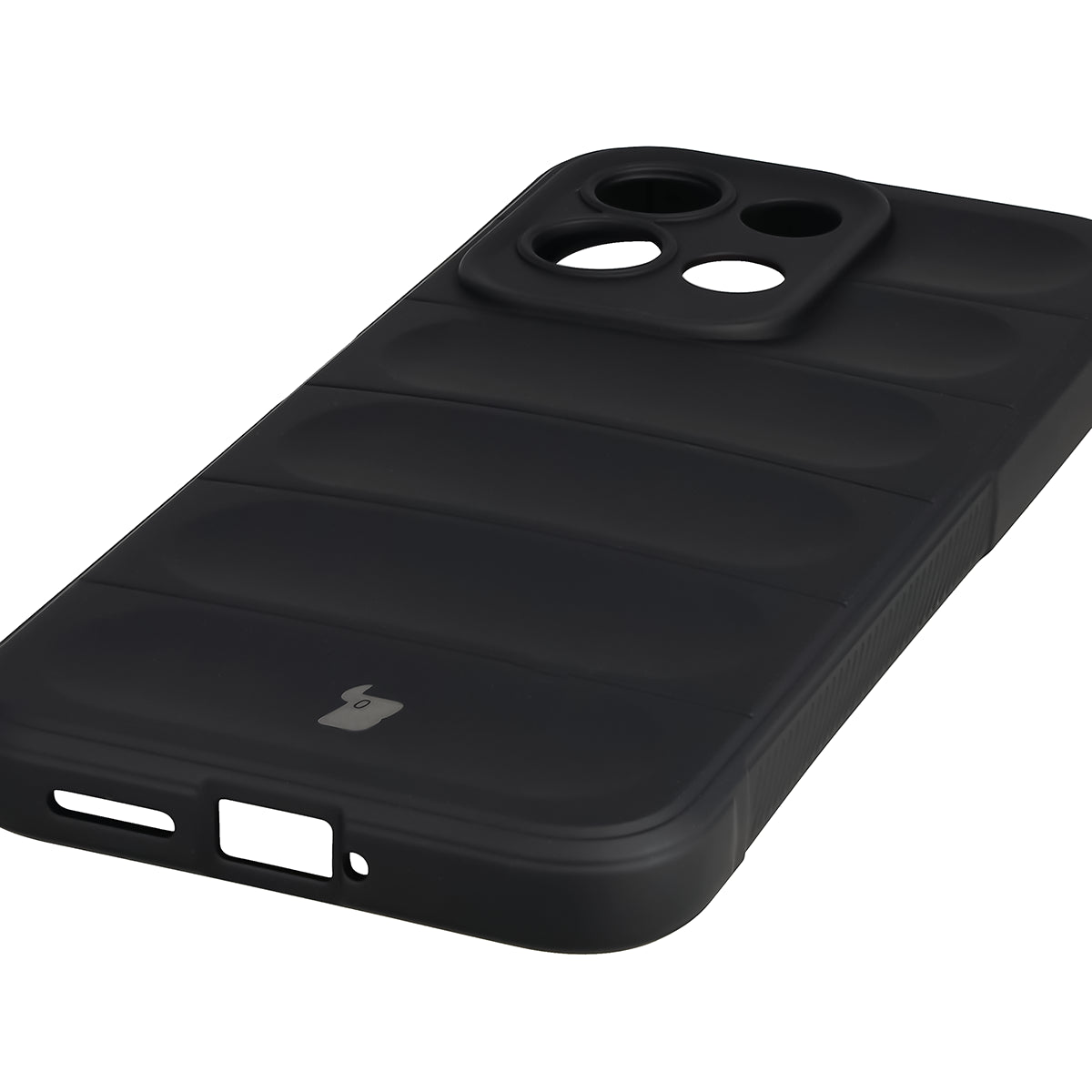 Robuste Handyhülle für Xiaomi Redmi 17 4G/5G, Bizon Case Tur, Schwarz (3/8)