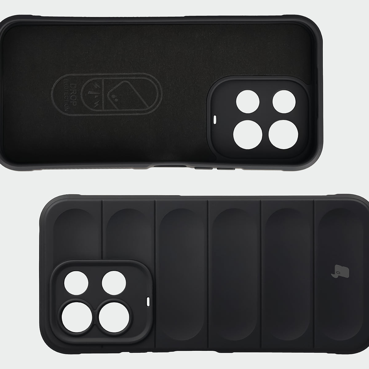 Robuste Handyhülle für Xiaomi Redmi 17 4G/5G, Bizon Case Tur, Schwarz (6/8)