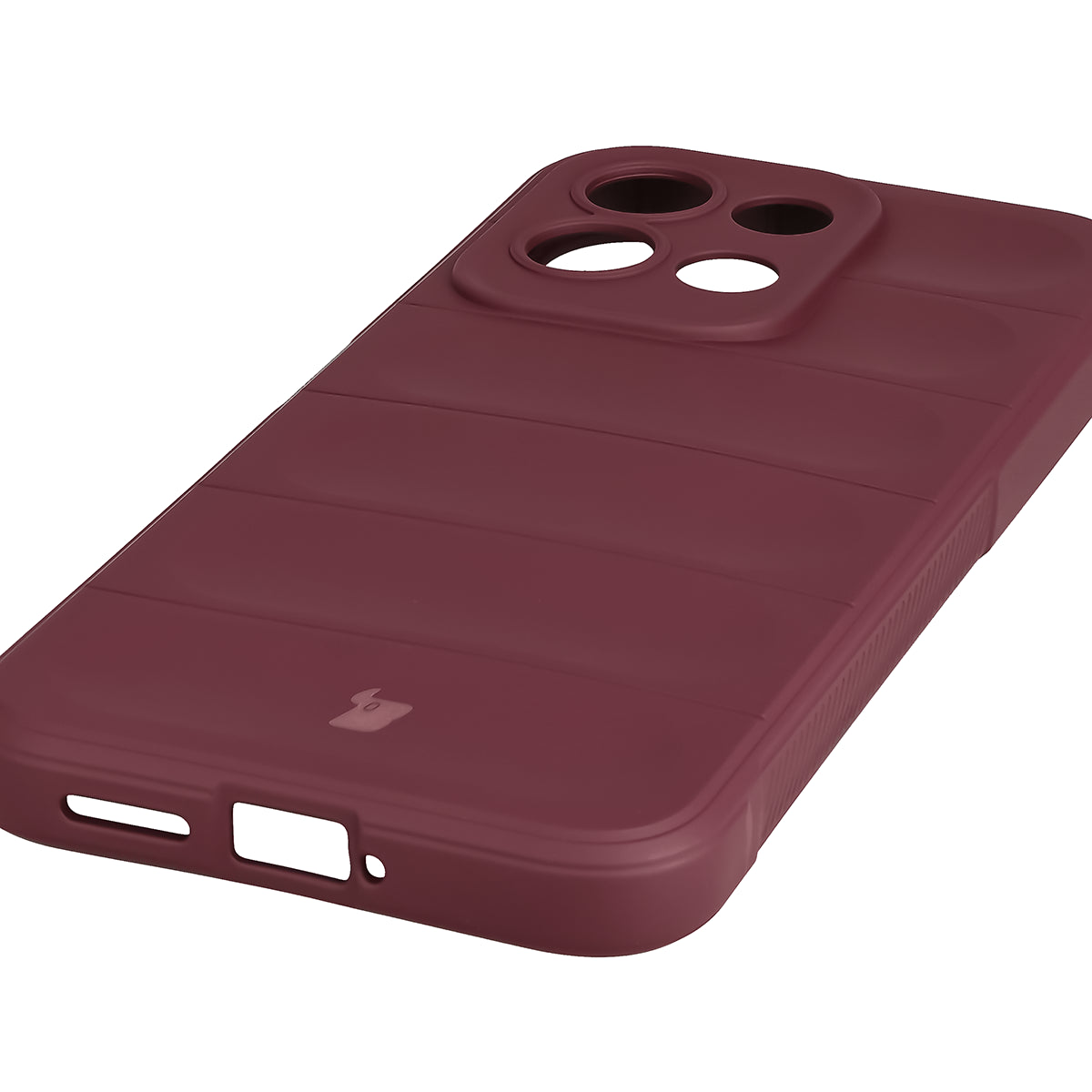 Robuste Handyhülle für Xiaomi Redmi 17 4G/5G, Bizon Case Tur, Burgunderrot (3/8)