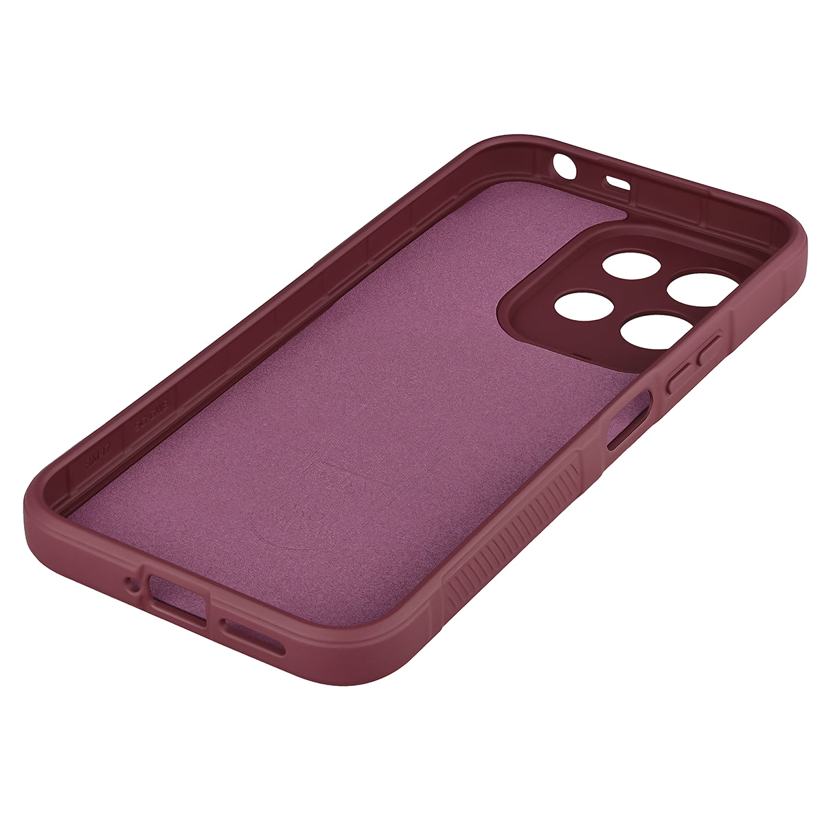 Robuste Handyhülle für Xiaomi Redmi 17 4G/5G, Bizon Case Tur, Burgunderrot (4/8)
