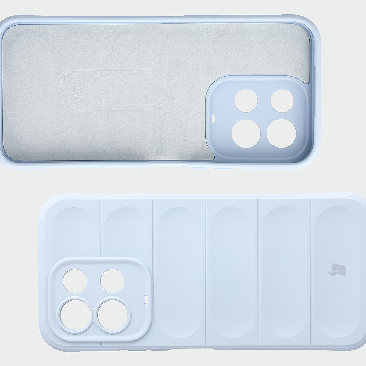 Robuste Handyhülle für Xiaomi Redmi 17 4G/5G, Bizon Case Tur, Hellblau (6/8)