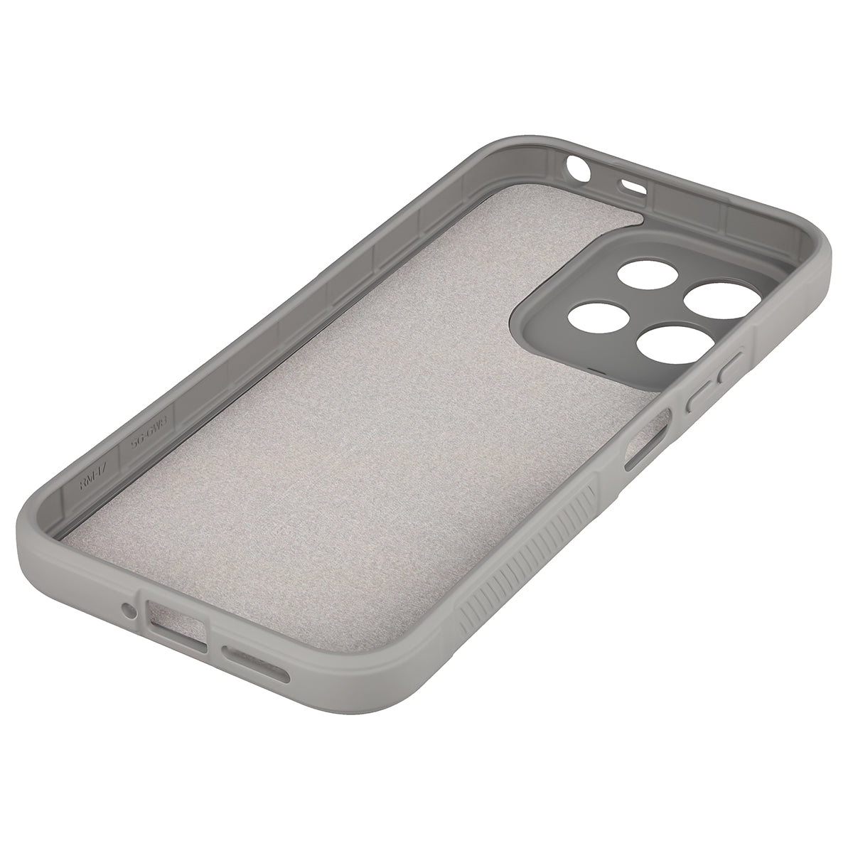 Robuste Handyhülle für Xiaomi Redmi 17 4G/5G, Bizon Case Tur, Hellgrau (4/8)