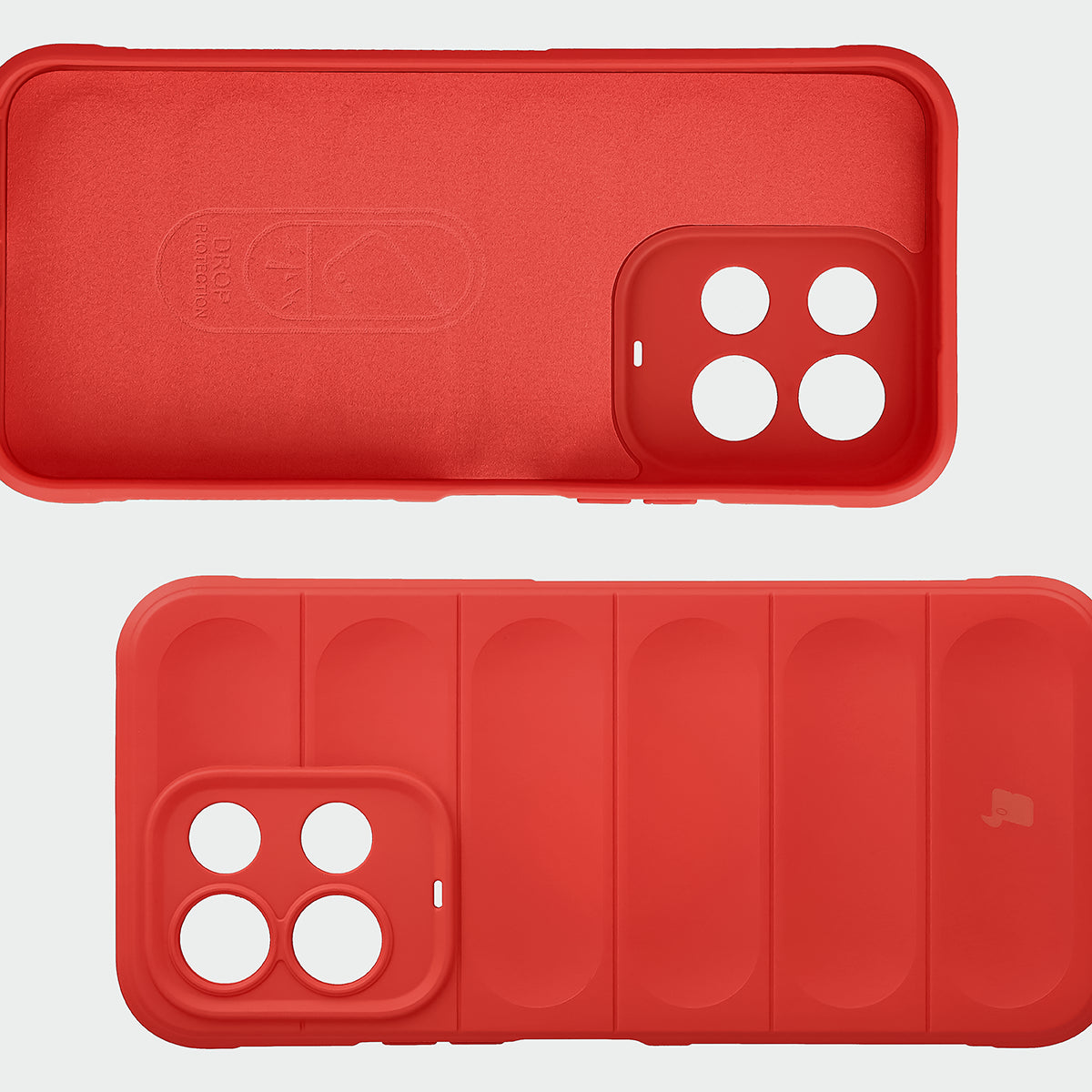 Robuste Handyhülle für Xiaomi Redmi 17 4G/5G, Bizon Case Tur, Rot (6/8)