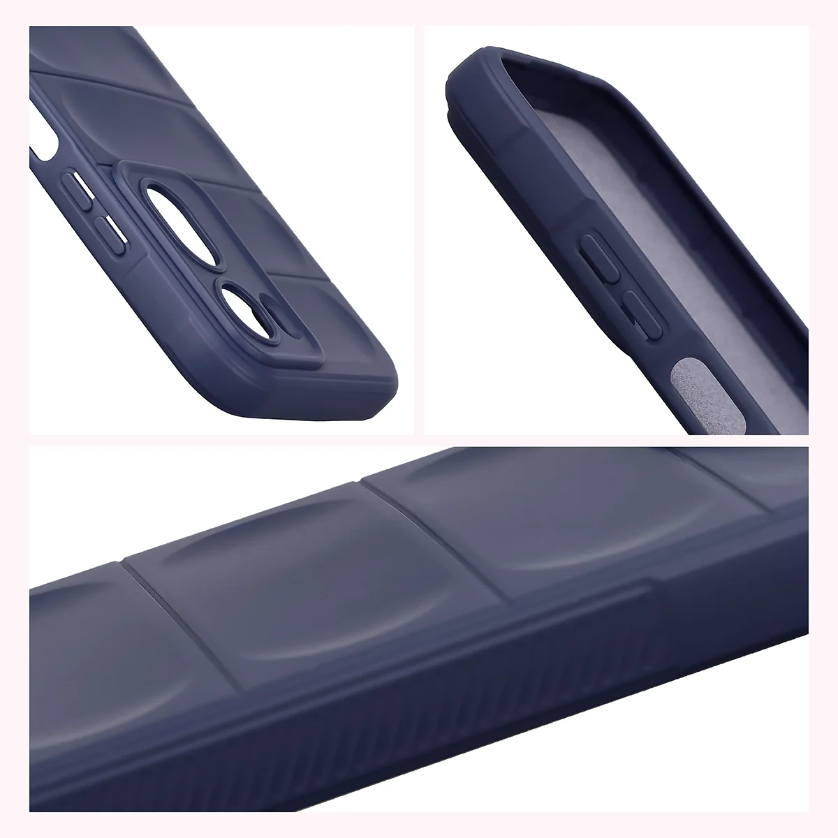 Robuste Handyhülle für Xiaomi Redmi A7 Pro / POCO C85X / C81 / C81 Pro, Bizon Case Tur, Dunkelblau
