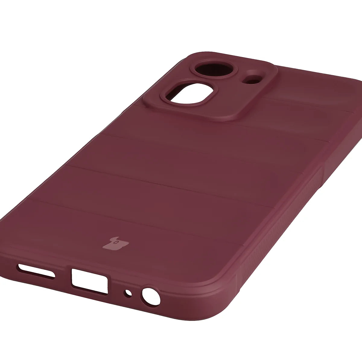 Robuste Handyhülle für Xiaomi Redmi A7 Pro / POCO C85X / C81 / C81 Pro, Bizon Case Tur, Burgunderrot
